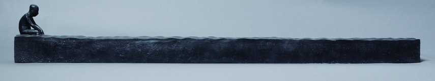 A27 KUNSTBRODER GALLERY, Zhang Yong, Look at the Water, 23 x 12 x 158cm, Bronze, 2008