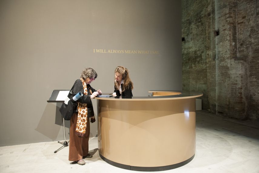 Adrian Piper, The probable trust register, Venice Biennale 2015