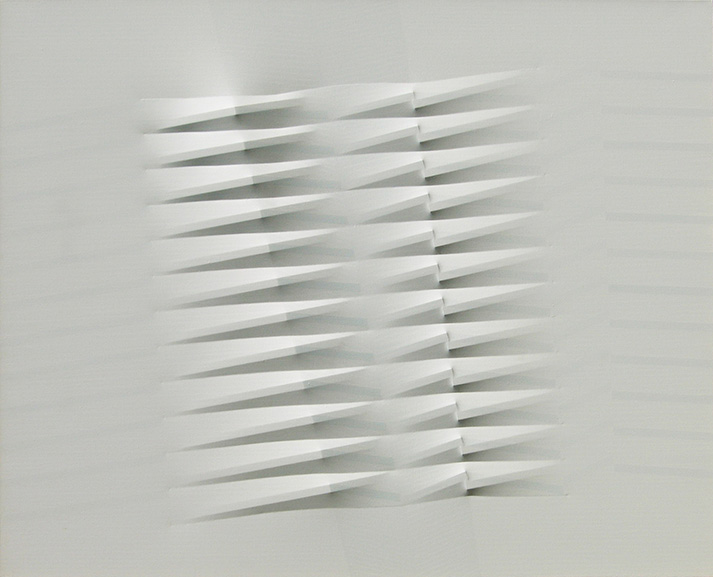 Agostino Bonalumi - Bianco, 1986