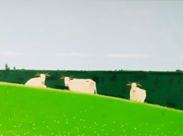 Alex Katz - Three Cows, 1981
