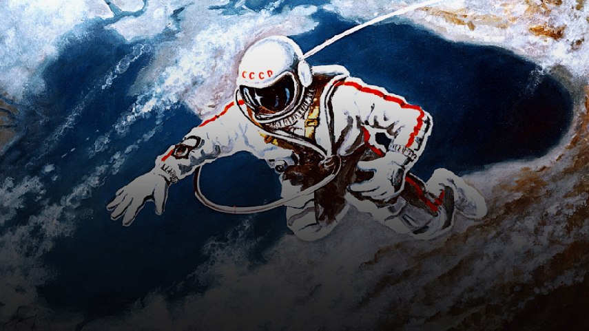 ARTE SPAZIALE Alexei-Leonov-The-First-Spacewalk