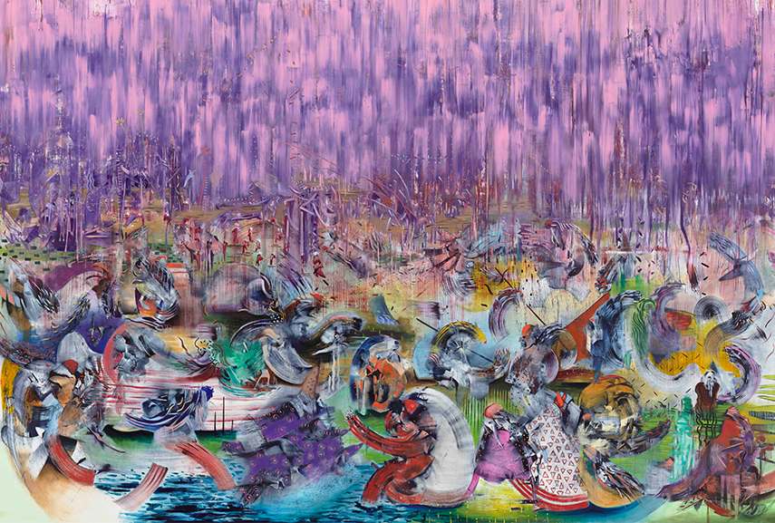 Ali Banisadr, The Lesser Lights, 2014