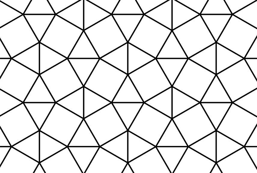 irregular tessellation in naure