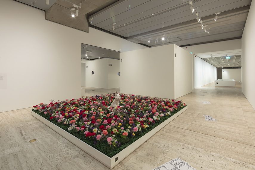 An installation view of the box for Kaldor Public Art Project