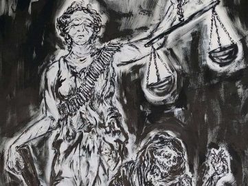 Fight War Not Wars, 2016 (detail)