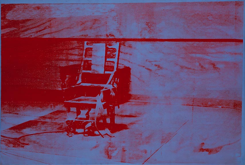 Although he is not known as one of the political artists but rather a superstar of pop art, Andy Warhol also created some political art such as Big Electric Chair