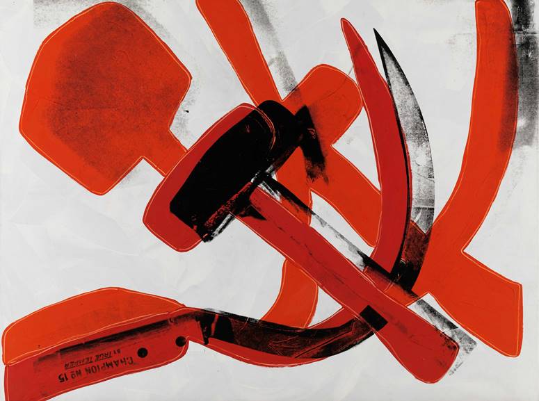 Andy Warhol -Hammer and Sickle