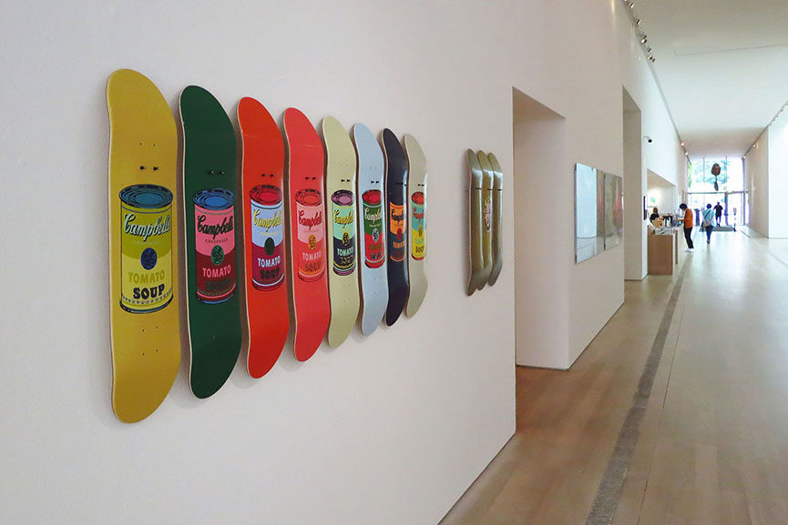 Andy Warhol Skateboard Decks Coming to Swiss Beyeler Foundation Widewalls