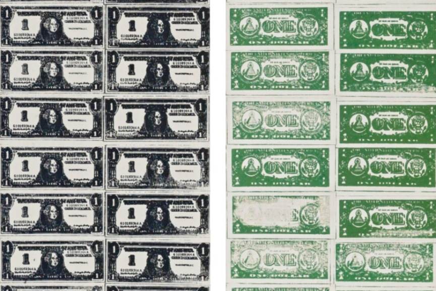 Andy Warhol – Front and Back Dollar Bills | Widewalls