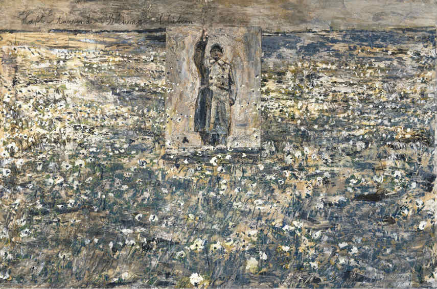 conntact Anselm Kiefer and use this terms for media