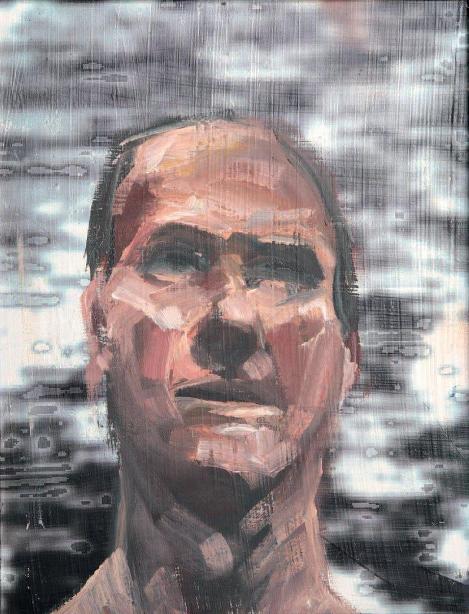 Antony Micallef - Study Of A Head 1, 1999 (37 x 29 cm)