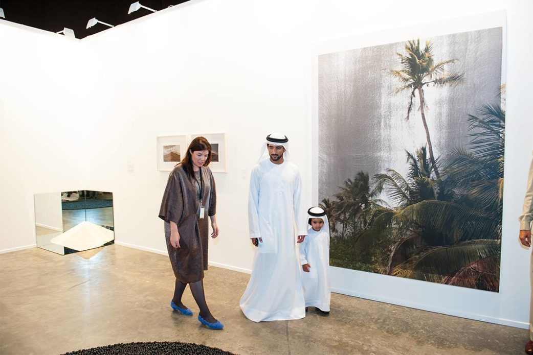 Art Dubai 2015, HH Sheikh Hamdan Visit, Image Courtesy of The Studio, Dubai
