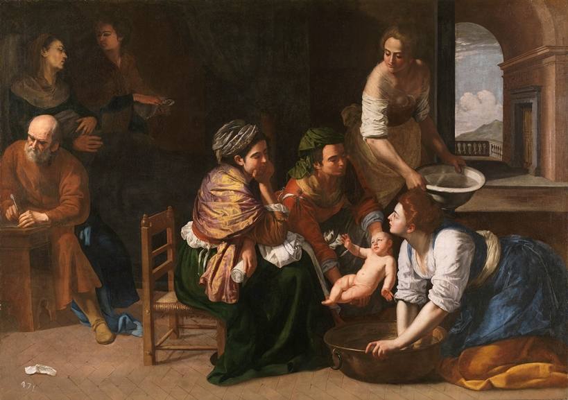 Artemisia Gentileschi - The Birth of St John the Baptist