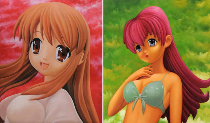 Aya Toshikawa - Kanako 1, 2009 (left) - Aruhi 3, 2009 (right)