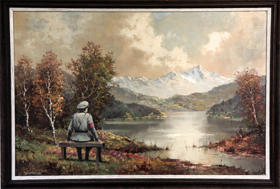 Banksy painting