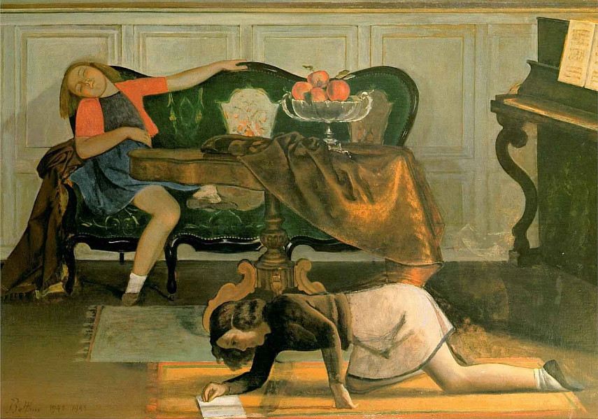 Every February, the Pierre Rilke museum in Switzerland presents all Balthus' later paintings with cats