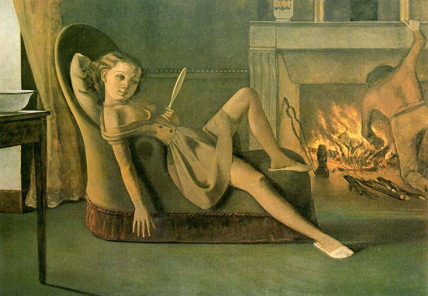 Balthus - Mostra Roma Scuderie like Exhibition in a Museum - Image via pinterestcom