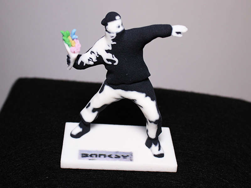 Banksy Pieces Recreated as 3D Prints Through Render3Dart Kickstarter ...