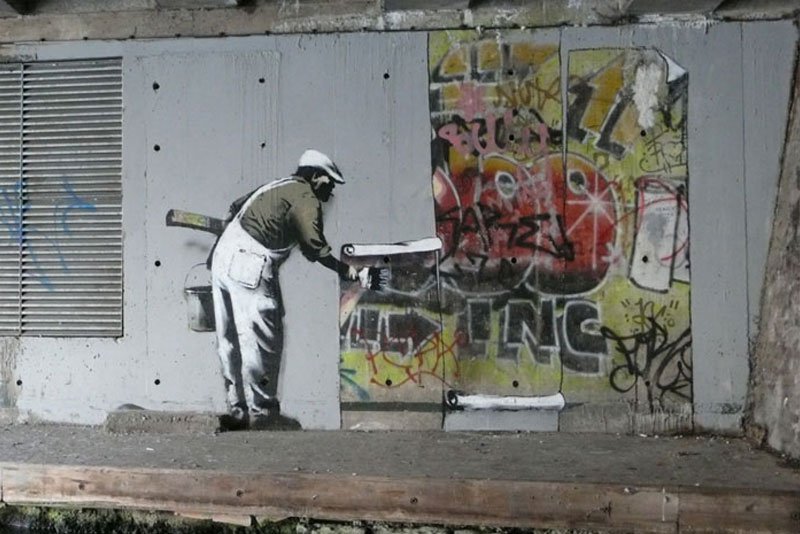 Banksy - King Robbo, December 2009, Camden, London