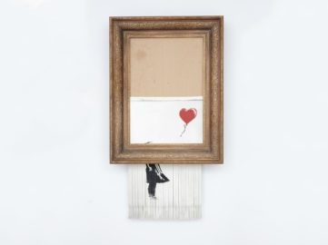 Banksy - Love is in the Bin, 2018