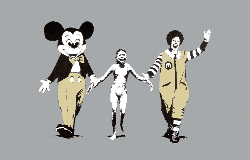 advertising graffiti
