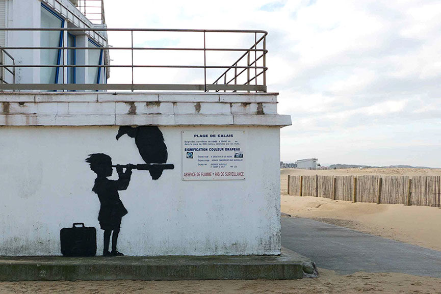 What Is The Meaning Behind The New Banksy Piece In Calais Widewalls 