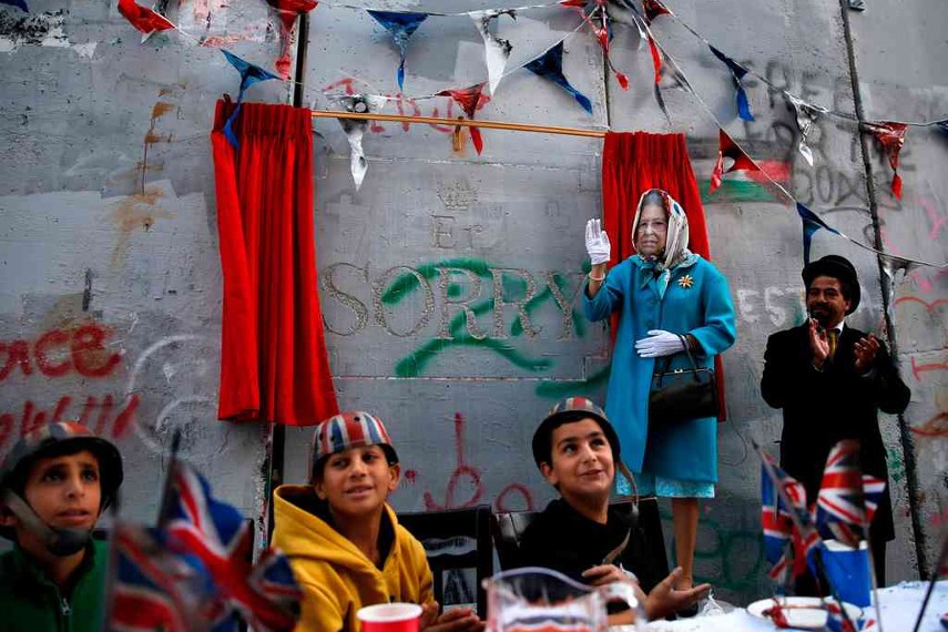 Banksy's Apology Party - Image via streetartnewsnet
