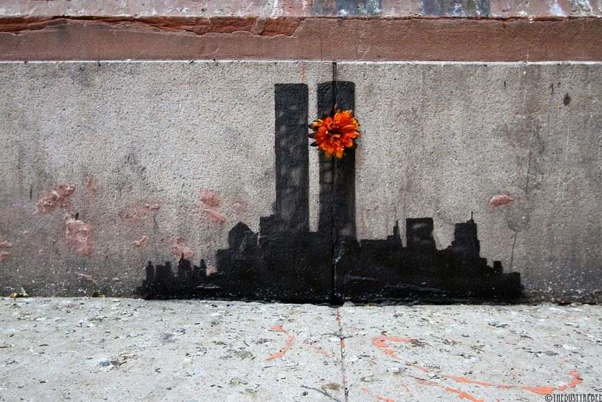 Banksy 9 11 Tribute Widewalls