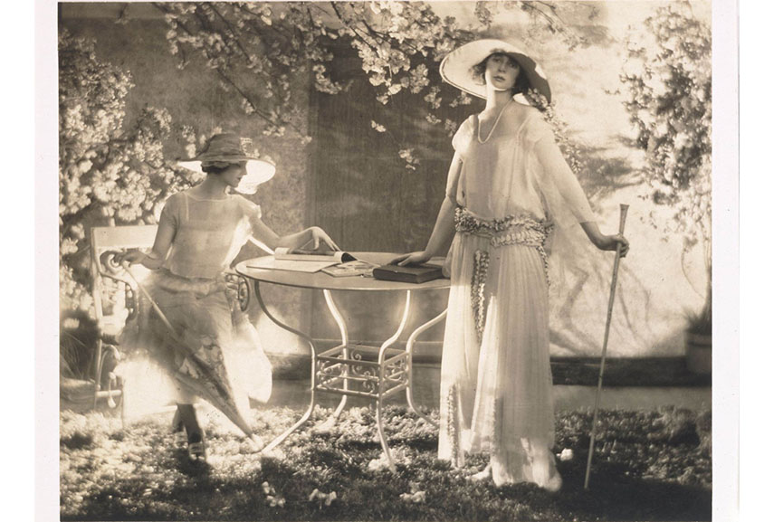Baron Adolph de Meyer - Unpublished Fashion Study for Vogue, 1919