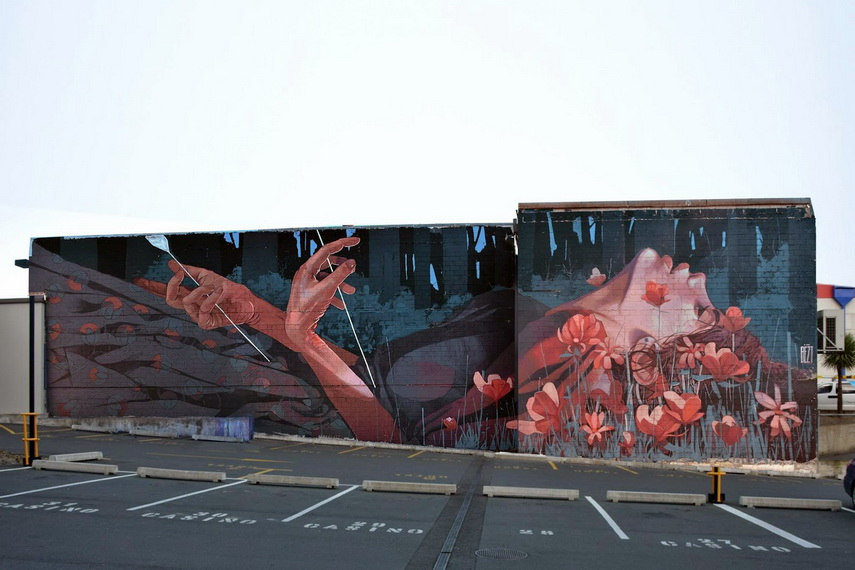 Together with Sanier he has produced graffiti and canvas works of distinct beauty and particular message