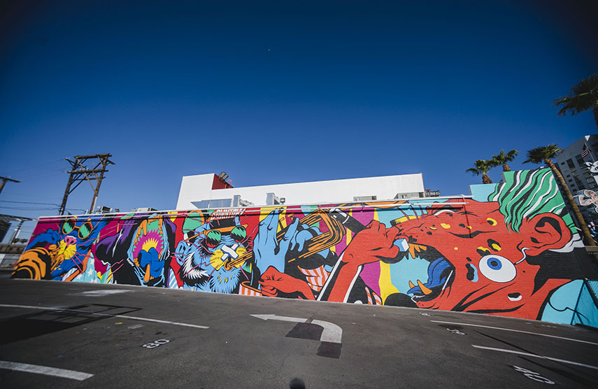 See All The Murals From Justkids X Life Is Beautiful Festival In Las Vegas Widewalls