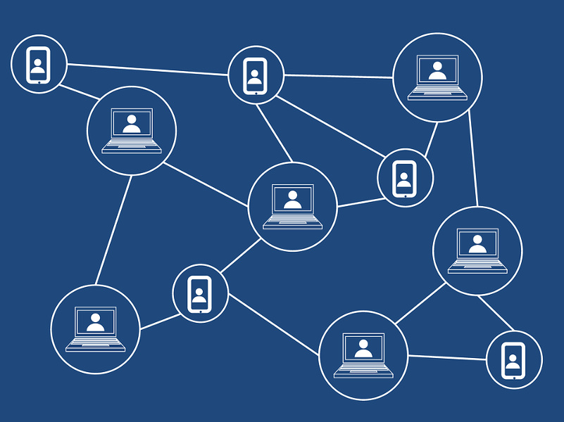 Blockchain Technology Illustration