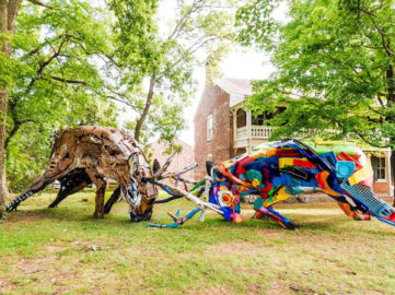 Bordalo II - Deer Half Deer