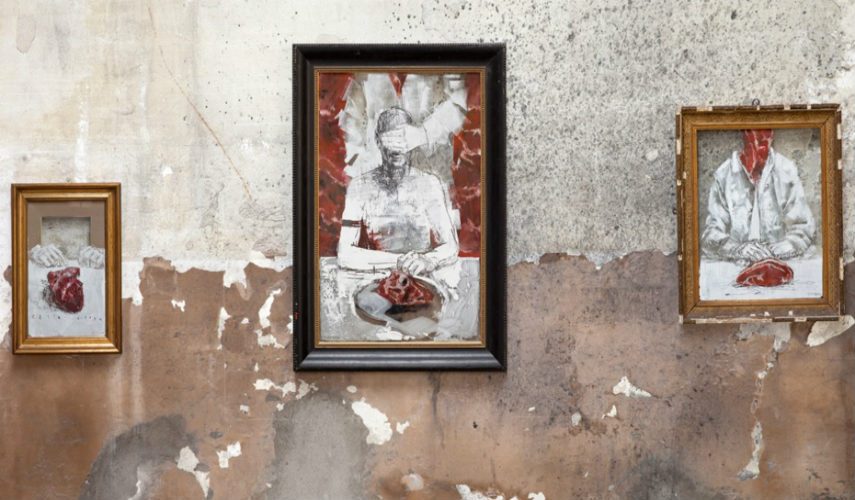 Borondo - Chained Wunderkammern, 2015, Milan, copyrights © artist