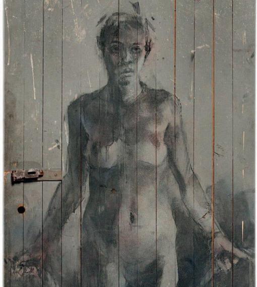 Borondo - Femme, porte n°982, 2013 - detail