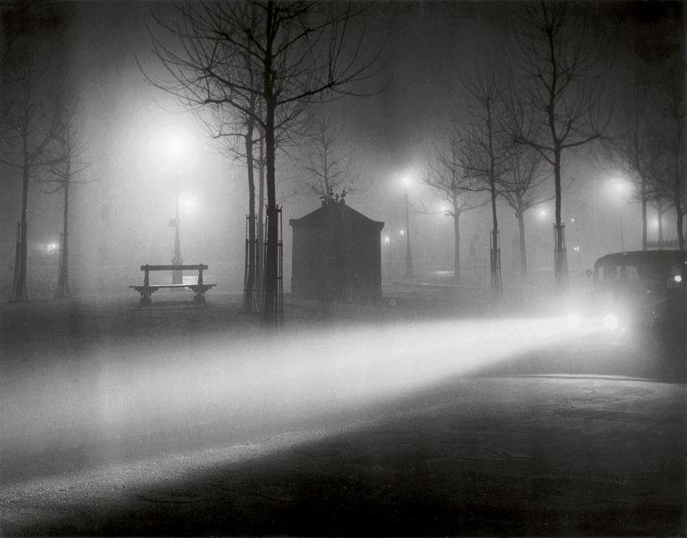 Avenue de l'Observatoire in the Fog, ca 1937