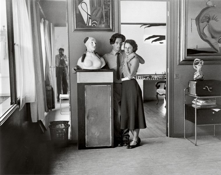 Brassaï - Salvador Dali and Gala, Villa Seurat, Paris, 1932-33, printed posthumously
