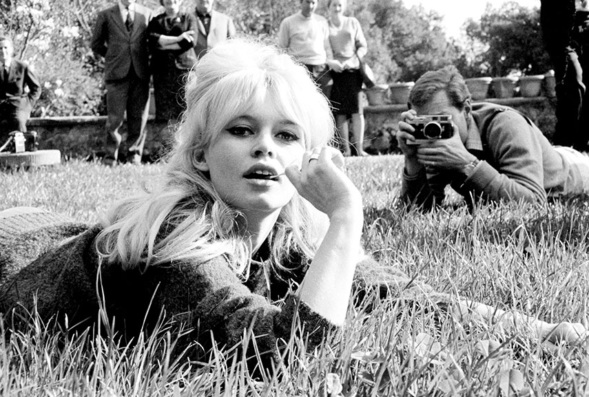 Brigitte Bardot pictured in Florence, 1962