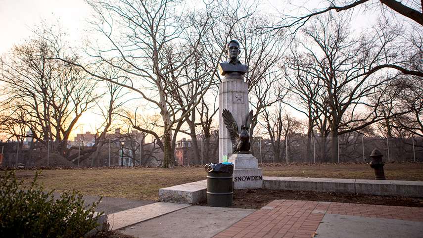 Bust of Edward Snowden