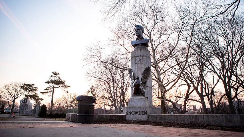 Bust of Edward Snowden