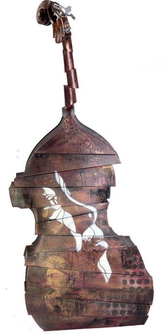 C215 - Double Bass (172 x 34 x79 cm)