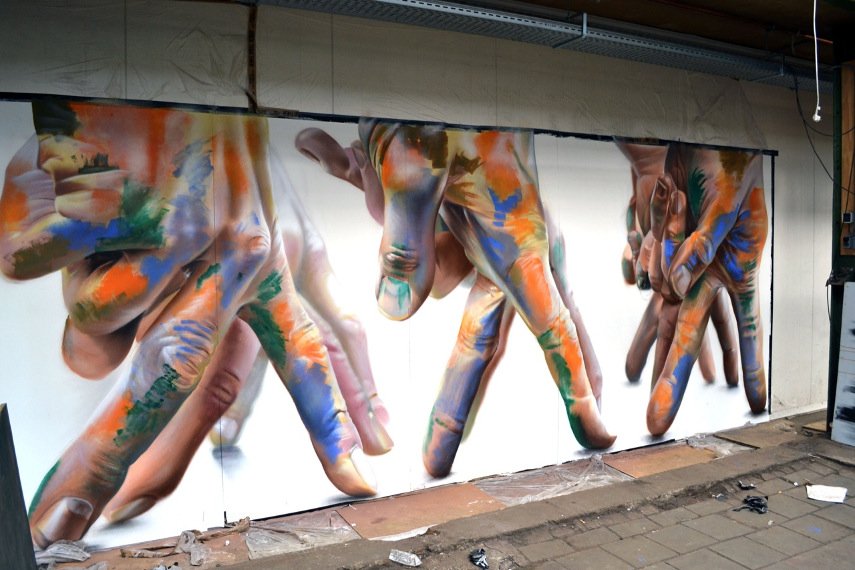 CASE Maclaim - A Mural in In Amsterdam, Netherlands, 2016 - Image via streetartnewscom