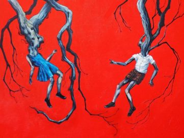 Candice Tripp - Your God Is An Ugly Man (detail), 2019