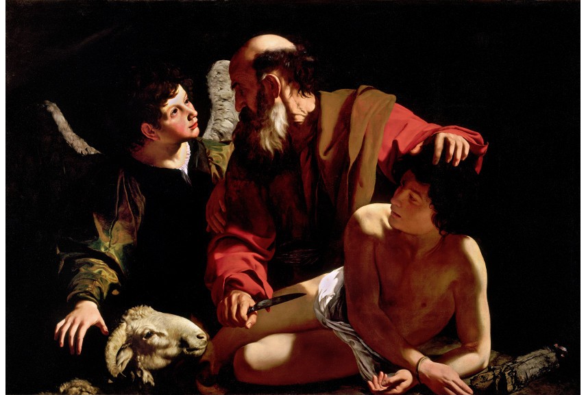 Caravaggio - Sacrifice of Isaac - Image via wikimediaorg a Renaissance in 17th Century painting 