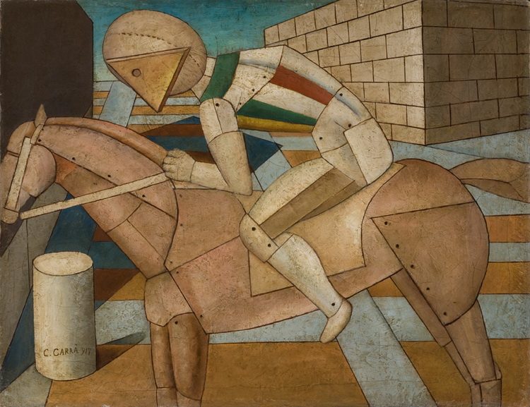 Carlo Carra - Il cavaliere occidentale