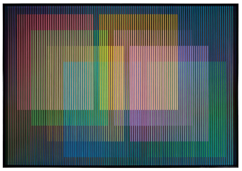 Carlos Cruz-Diez - Cromointerferencia Espacial 51, 1964-2017