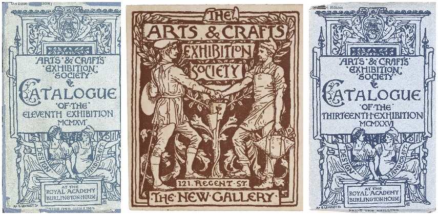 The catalogue of Arts and Crafts movement and Exhibition Society appeared in the museum