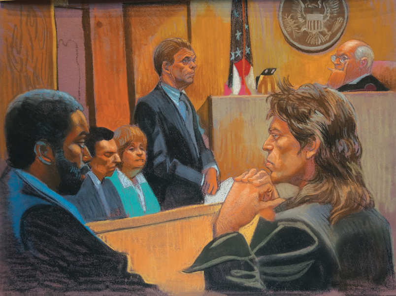 courtroom art