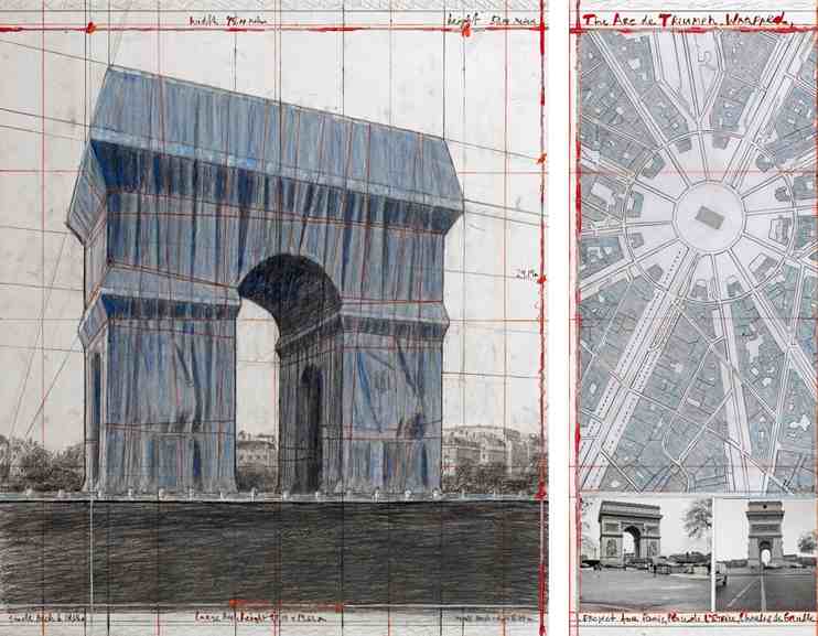 Christo & Jeanne Claude - The Arc de Triumph