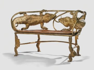 Claude Lalanne - Banquette crocodile, 2006-2007